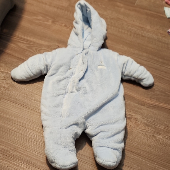 Girls Fleece Snowsuit - Picture 1 of 4